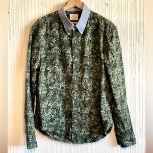 Band of Outsiders Contrast L/S Button Size L
